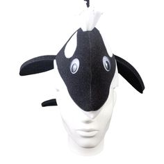 This Killer Whale Hat will definitely make you stand out at your next Party, Hora Loca, Wedding, Corporate Event, Birthday, Quinceanera, or Halloween Party! It can be used as a wedding hats, top hats, photo booth props, or a party favor. Fun Adjustable Costume Hats And Headpieces For Themed Events, Fun Adjustable Costume Hats For Themed Events, Novelty Party Costume Hats And Headpieces, Novelty Costume Hats And Headpieces For Parties, Whimsical Party Costume Hats And Headpieces, Whimsical Party Costume Cap, Novelty Hats For Carnival Themed Events, Fun Costume Hats For Carnival And Themed Events, Novelty Carnival Hat Costume Accessory