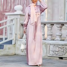 Chest tie maxi dress (5 colors) – diyadeen Non-stretch Pink Dresses, Pink Non-stretch Long Sleeve Maxi Dress, Pink Long Sleeve Non-stretch Maxi Dress, Pink Non-stretch Dresses, Maxi Dress With Tie Waist, Modest Long Sleeve Pink Maxi Dress, Solid Color Floor-length Maxi Dress For Spring, Spring Floor-length Solid Color Maxi Dress, Spring Solid Color Floor-length Maxi Dress