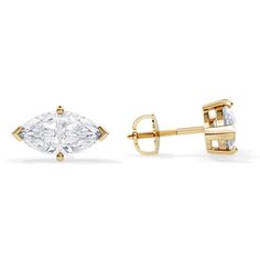 These exquisite stud earrings feature marquise cut moissanite stones with each stone weighing 1 carat Available in 925 silver 10K 14K or 18K solid gold they exude elegance and sophistication Available in both push back and screw back closures these earrings offer versatility and security Perfect for adding a touch of sparkle to any outfit they are a timeless choice for everyday wear or special occasions.   𝐏𝐥𝐞𝐚𝐬𝐞 𝐧𝐨𝐭𝐞: The listed price is for MOISSANITE stones, if you want other stones Classic 14k Gold Earrings With Diamond Eyes, Marquise Diamond Cut Earrings For Formal Occasions, Formal Marquise Diamond Cut Earrings, Formal Marquise Diamond Earrings With Prong Setting, Classic Marquise Diamond White Earrings, Marquise Cut White Gold Earrings With Prong Setting, Classic Marquise Cut White Gold Diamond Earrings, Classic White Gold Marquise Cut Diamond Earrings, Marquise Brilliant Cut Diamond Earrings For Anniversary