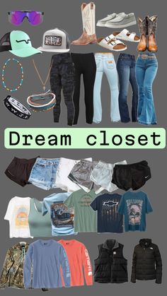 #dreamcloset #outfit Outfit Shuffles, Country Summer Outfits, Country Outfits Women, Cute Cowgirl Outfits