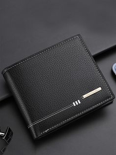 Men's Leather Wallet, Wallet Aesthetic Men, Business Anniversary, Back To School Gifts For Teachers, Wallets For Men, Men Wallet, Embossed Metal, Presents For Boyfriend, Wallet For Men