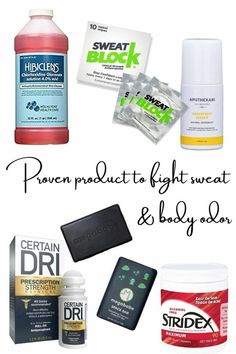 Tips from a naturally sweaty person on how to fight sweat and B.O. this summer. From effective natural deodorants to OTC products that block sweat and soaps that kill odor, this list is for you! Excessive Sweating Remedies, Sweating Remedies, Bad Body Odor, Summer Products, Glow Tonic, Body Sweat, Better Body