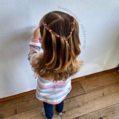 Easy Toddler Hairstyles, Girls Hairdos, Girly Hairstyles, Cool Hairstyles For Girls