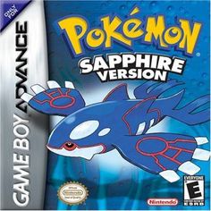 the gameboy box for pokemon sapphire version