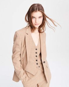 Borrowed from the boys. This is an oversized boyfriend blazer with a straight, long silhouette. With a new seasonal look and cotton feel, our best-selling Ames blazer has earned its stripes. rag & bone Women's Boyfriend Fit Blazer | Camel Stripe, 10 (also in 6,12) Office Blazer With Vertical Stripes And Notch Lapel, Pinstripe Blazer For Business Casual Spring, Spring Pinstripe Blazer For Business Casual, Fall Pinstripe Blazer, Spring Striped Blazer For Business Casual, Pinstripe Lapel Collar Blazer For Spring, Fall Striped Blazer With Lapel Collar, Striped Lapel Collar Blazer For Fall, Fall Striped Notch Lapel Blazer