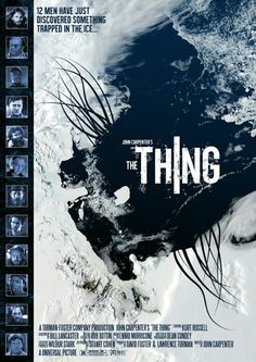 a movie poster for the thing