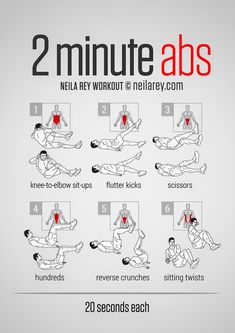 a poster showing how to use the 2 minute abss