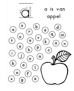 an apple worksheet with letters and numbers