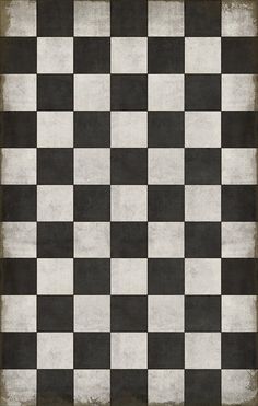 a black and white checkerboard pattern with grungy edges