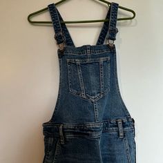 New Without Tags Never Used Size 6 Women Denim Overall Denim Women, Old Navy, Cool Outfits, Overalls, Gloves, Color Blue, Navy Blue, Socks, Size 6