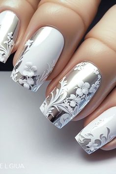 Chrome Nail Art, Nail Art For Beginners, Stylish Nails Designs, Trendy Nail Art