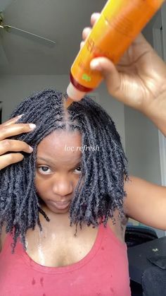 a little TLC for the locs #microlocs #microlocjourney #protectivestyles