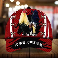 AIO Pride Premium Cool King Rooster 3D Cap Multicolor Custom Name For Rooster Lover All of our Classic Caps are custom-made-to-order and handcrafted to the highest quality standards. Add style and personality to your hat collection with a custom printed classic cap! Constructed with 100% premium polyester that’s lightweight for maximum comfort and breathability. Classic caps offer great protection from the sun and are perfect for any outdoor activity! Universal Fit: One size fits most with an ad Funny Baby Faces, Suit Hat, Rooster Print, Baby Faces, Hat Collection, Outdoor Activity, Funny Babies, Custom Name, Rooster