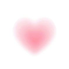 a pink heart on a white background