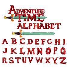 AT Font Alphabet by Ask-Angelo Anime Font, Adventure Time Room, Adventure Time Birthday Party, Adventure Time Birthday, Adventure Time Parties, Adventure Fonts, Old English Font, Font Alphabet