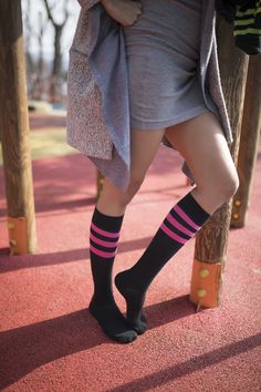 ADD A FUN & FUNKY TOUCH TO EVERY OUTFIT with the Socks n Socks premium cotton socks, which are here to dazzle everyone with their colorful design and trendy patterns! COMFORT,LUXURY & STYLE AT YOUR FEET! Our business socks for women are made from 80% Turkish super-soft cotton, 18% nylon and 2% spandex, in order to offer your feet a comfy, snug and perfect fit! Make a statement and put your best foot forward! 100% TRENDY STYLE OR YOUR MONEY BACK! That's our unconditional guarantee! If you Sock Store, Striped Knee High Socks, Womens Knee High Socks, Surprise Your Girlfriend, Black Candy, Trendy Patterns, Black Pumpkin, Baywatch, Candy Stripes