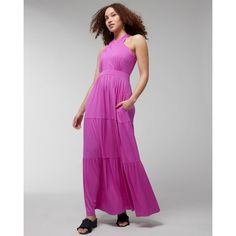 Soma Wknd Invisible Medium Support Orchid Halter Maxi Bra Dress This Soma Soft Jersey Halter Maxi Bra Dress In Size Small Is Brand New With Tags. This Dress Is Soft, Supportive, Comfortable, Stylish, And Perfect For Any Occasion. Soft Jersey Material Halter Style Maxi Length Built-In Bra Size Small New With Tags Shoulder To Hem Measures Aprox 51 Inches Pockets Size: Womens S Condition: New With Tags Black Strapless Maxi Dress, Pink Floral Maxi Dress, Bra Dress, The Vanishing, Dress Bra, Halter Maxi, Strappy Dresses, Halter Maxi Dresses, Halter Style