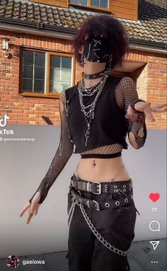 Biker Punk Fashion, Punk Outfit Reference, Goth Punk Outfits Aesthetic, Hot Punk Outfits, Punk Core Outfit, Casual Alternative Outfits Men, Masc Alt Clothes, Emo Nonbinary Outfits, Edgy Punk Outfits