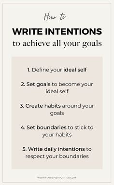 Intentions Vs Goals, 2024 Intentions Template, Intention Setting Journal Prompts, How To Set Intentions, Setting Intentions Ideas, How To Achieve Your Goals, 2024 Intentions, Vision Template