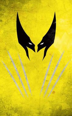 an image of a batman logo on a yellow background