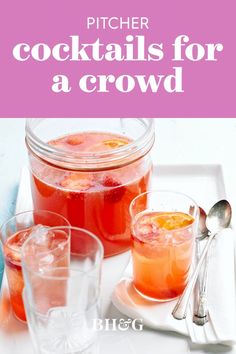 pitcher cocktails for a crowd