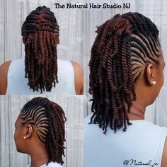 Mohawk Two Strand Twist Natural Hair, Mohawk Braided Hairstyles For Black Women, Mohawk Twist Styles, Natural Hair Mohawk, Braided Mohawk Hairstyles, Short Hair Twist Styles, Flat Twist Hairstyles, Hair Clipart, Natural Hair Stylists