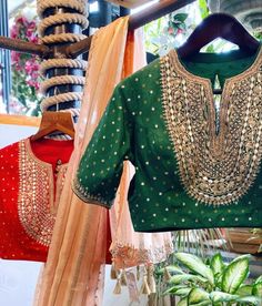 Navratri Work, Velvet Blouse Design, Blouse Hangings, Mirror Work Blouse Design, Boat Neck Blouse Design, Mirror Work Blouse, Latest Blouse Designs Pattern, Maggam Works, Fashionable Saree Blouse Designs