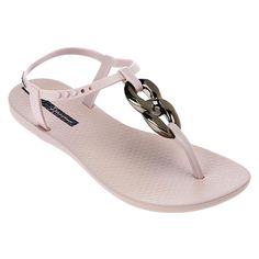 Ipanema Class Connect Backstrap Sandal  Get ready to shine with the Ipanema Class Connect sandal featuring a glam, maxi-chain detail on the vegan upper. Perfect for days on the beach and summer nights on the town. Trendy Beach Sandals With Chain Strap, Chic Sandals With Chain Strap For Vacation, Chic Vacation Sandals With Chain Strap, Flat Sandals With Chain Strap For Beach, Beach Sandals With Chain Strap For Summer, Chic Beach Sandals With Chain Strap, Synthetic Sandals With Chain Strap For Vacation, Vacation Sandals With Chain Strap And Synthetic Material, Elegant Summer Sandals With Chain Strap