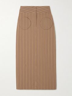 DESTREE's 'Takashi' skirt will receive so many compliments. Taking cues from modern art, it's made from twill and appliquéd with circular patches on the front that are outlined in topstitching. The waistband is diagonally striped to continue the theme. Matching Separates, Beauty Sets, Jeans Dress, Net A Porter, Women Collection, Midi Length, Denim Dress, Midi Skirt, Modern Art