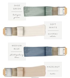 the different shades of paint that are used to create an interior color scheme for your home