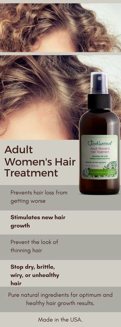 Prevents hair loss from getting worse. Thicken Your Hair, Just Nutritive, Hair Treatments, Hair Product, Women's Hair, Thinning Hair, Healthy Hair Growth, Hair Repair