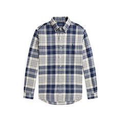 Inspired by après-ski shirts this plaid layer is crafted with brushed cotton flannel for softness and warmth. Classic Cotton Flannel Shirt For Winter, Classic Yarn-dyed Cotton Flannel Shirt, Yarn-dyed Long Sleeve Cotton Flannel Shirt, Yarn-dyed Cotton Long Sleeve Flannel Shirt, Yarn-dyed Cotton Flannel Long Sleeve Shirt, Classic Long Sleeve Flannel Shirt, Classic Long Sleeve Yarn-dyed Shirt, Classic Yarn-dyed Long Sleeve Shirt, Classic Plaid Flannel Shirt