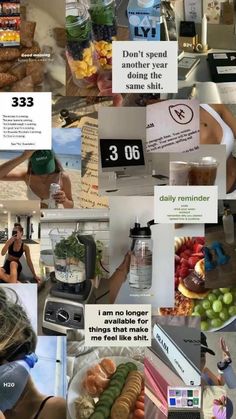 Daglig Motivation, Vision Board Collage, Vision Board Wallpaper, Vision Board Pictures, Vision Board Manifestation, Vie Motivation, Vision Board Inspiration, Get My Life Together, Healthy Lifestyle Motivation