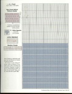 the cross stitch pattern is shown in this book