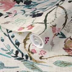 an image of a floral pattern on fabric