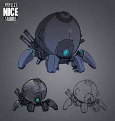 Bug Robot Concept Art, Cute Robot Art, Bug Robot, Robot Bug, Robot Design Sketch, Mech Art, Set Dressing, The Bug