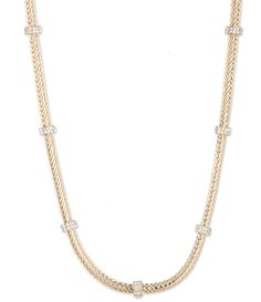 From Lauren Ralph Lauren, this collar necklace features: Gold tone hardwareLobster claw closureApprox. 16" lengthImported. Gold Collar Necklace, Ralph Lauren Style, Gold Crystal, Accessories Jewelry Necklace, Rhinestone Jewelry, Dillard's, Collar Necklace, Lauren Ralph Lauren, Crystal Rhinestone