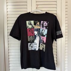 Brand New Taylor Swift Eras Tour T-Shirt Size Small. Taylor Swift T Shirts, Taylor Swift T Shirt, Taylor Swift Shirt, Taylor Swift Top, Taylor Swift Shirts, Tour Shirt, Birthday Wishlist, Tour T Shirts, Black Shirt