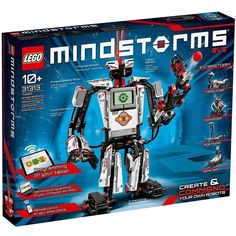 a lego mindstorms robot is shown in the box