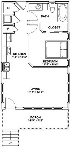 the floor plan for a two bedroom, one bath apartment with an attached bathroom and living room