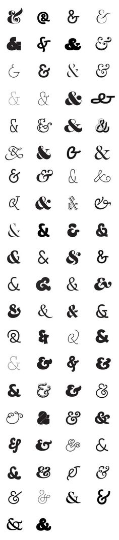 an image of some type of font that is in different styles and sizes, including the letters