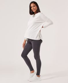 Women's Storm Maternity On the Go-To Legging L. Super soft organic women's Maternity On the Go-To Legging from Wear PACT. Fair Trade Factory. GOTS Certified Made With Organic Cotton Relaxed Fit Athleisure Leggings For Everyday, Sporty Leggings For Relaxation, Facial Soap Bar, Small Leather Purse, Layered Fits, Womens Maternity, Organic Skin, Natural Tan, Leather Bags Handmade