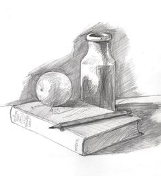 observation drawing easy,observation drawing ideas,observation drawing skills Art Du Croquis, Shading Drawing, Pencil Shading, Object Drawing, Pencil Drawings Easy