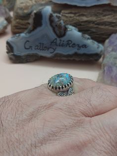 Natural Feroza Nishapuri Shajari Real Persian Nishaburi Turquoise Matrix Genuine Neyshaburi Firuze Genuine Feroza Nishapuri Shajar 925 Silver Bague Turquoise Natural Cincin Real Persian Turquoise Firooze Neyshaburi فیروزه نیشابوری شجری اصل Naturally Mined Untreated Firuze Turquoise Feroza Neyshabur The Messenger of Allah (PBUHAHF), said: Allah Almighty said: I am ashamed of turning down a servant in need who raises his/her hand while he/she has a Turquoise ring on his/her hand. قال رسول الله صلى Handmade Artisan Turquoise Ring, Traditional Turquoise Gemstone Ring, Traditional Blue Turquoise Gemstone Ring, Traditional Silver Turquoise Ring, Traditional Handmade Turquoise Ring, Traditional Handmade Silver Turquoise Ring, Traditional Turquoise Inlay Ring, Bohemian Silver Turquoise Ring Hallmarked, Persian Turquoise Ring