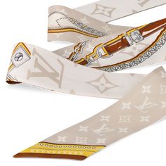 LOUIS VUITTON® - Ultimate Monogram Bandeau - Beige Clair Louis Vuitton Bandeau, Louis Vuitton Official, Latest Design, Women Collection, Louis Vuitton Monogram, Contrasting Colors, Louis Vuitton, Monogram, Chain