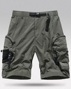 * Cargo shorts "Hirosaki" are in Asian size: Take one size bigger than your usual size. Explore the Edge with Men's cargo shorts "Hirosaki" The "Hirosaki" Cargo Shorts are a pinnacle of techwear functionality, designed for the urban adventurer who demands both style and substance. Size Guide (cm) Size Waist Hips Length M 78 108 53.8 L 82 112 55 XL 86 116 56.2 2XL 90 120 57.4 3XL 94 124 58.6 4XL 98 128 59.8 Size Guide (inches) Size (in) Waist (in) Hips (in) Length (in) M 30.7 42.5 21.18 L 32.3 44 Summer Outdoor Cargo Pants With Built-in Shorts, Khaki Techwear Shorts For Streetwear, Techwear Cargo Shorts For Hiking, Techwear Cargo Shorts With Pockets For Hiking, Techwear Short Cargo Pants For Outdoor Activities, Khaki Cargo Shorts For Summer Outdoor Activities, Techwear Cargo Shorts With Pockets For Summer, Green Cargo Shorts With Multiple Pockets For Streetwear, Summer Outdoor Cargo Shorts With Cargo Pockets