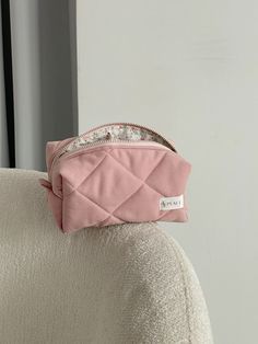 Everyday Quilted Pouch Cosmetic Bag, Trendy Cosmetic Bag With Removable Pouch For Storage, Trendy Cosmetic Storage Pouch With Zipper, Trendy Cosmetic And Toiletry Storage Pouch With Zipper, Feminine Cosmetic Pouch For Daily Use, Versatile Pink Cosmetic Bag With Zipper, Versatile Pink Cosmetic Bag With Zipper Closure, Pink Rectangular Cosmetic Bag With Zipper, Versatile Pink Pouch Cosmetic Bag