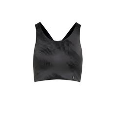 Supportive and sweat-wicking. What more could you want from a sports bra? It’ll do the hard work whether you’re running, spinning or doing HIIT. Made from 75% recycled polyester and 25% elastane, this high-performance essential wicks sweat and stretches when – and where – you need it. The full mesh racerback panel adds even more ventilation. Designed by women, for women. It offers medium support, helping to minimize bounce without restricting your movement. Light padding, a higher neckline and a Functional Recycled Polyester Sports Bra With Medium Support, Functional Sports Bra With Medium Support In Recycled Polyester, Recycled Polyester Sports Bra For Running, Functional Medium Support Recycled Polyester Sports Bra, Fitted Black Activewear In Technical Fabric, Micro-elastic Recycled Polyester Sports Bra For Gym, Functional Recycled Polyester Sports Bra For Gym, Functional Sports Bra For Running Made Of Recycled Polyester, Black Compression Activewear In Technical Fabric