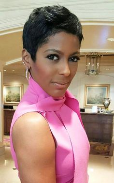 Tamara Hall, Outrageous Fashion, Meagan Good, Makeup News, Queen Hair, Short Pixie Cut, African American Hairstyles, African Beauty