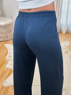 Super soft & lightweight Lounge Sweatpants. Stretchy Elastic Waist, No Pockets, Small Side Slits on bottom. Maclaine is 5'7 wearing a size SMALL. These are true to size and soooo comfy!!! 40% PIMA Cotton, 37% Nylon,13% Lyocell 10% Lyrca Stretch Wide-leg Yoga Pants For Lounging, Solid Color Comfort Stretch Pants For Relaxation, Comfort Stretch Pants For Relaxation, Ankle-length Pull-on Pants For Loungewear, Relaxation Activewear With Elastic Waistband, Versatile Wide Leg Pull-on Pants For Loungewear, Stretch Activewear For Loungewear With Straight Hem, Comfortable Stretch Sweatpants With Straight Hem, Versatile Long Pants For Relaxation